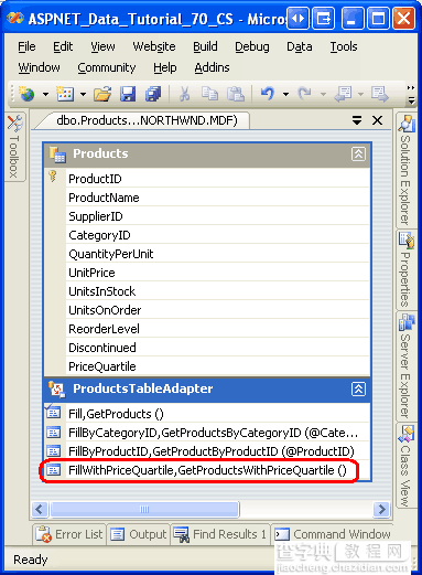 在ASP.NET 2.0中操作数据之六十八：为DataTable添加额外的列7