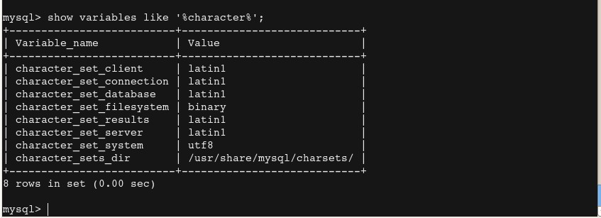 Linux下修改MySQL编码的方法1