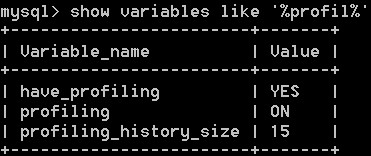 Mysql自带profiling性能分析工具使用分享2