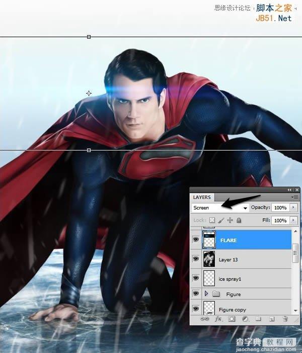 Photoshop鼠绘制作新版超人钢铁侠161
