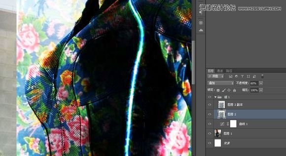 使用Photoshop给黑寡妇外套添加的花纹效果7