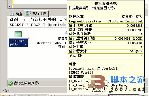 SqlServer 执行计划及Sql查询优化初探2