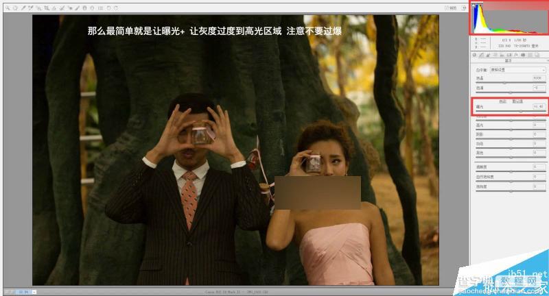 Photoshop给严重曝光不足的婚纱照片调出韩式简约效果5