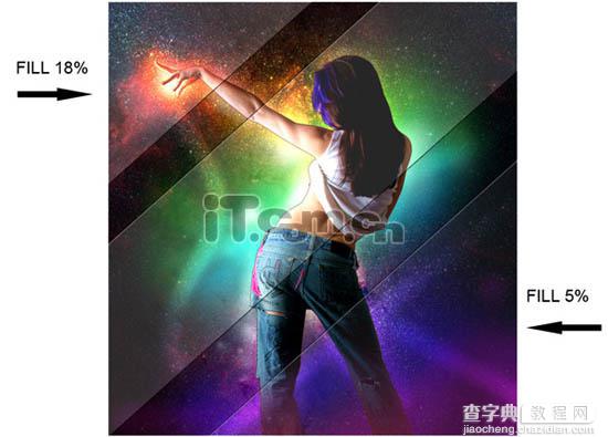 Photoshop 合成绚丽梦幻的星光美女35