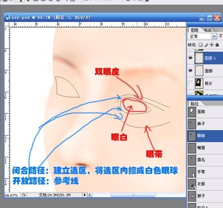 新手鼠绘教程(3)绘制眼睛1