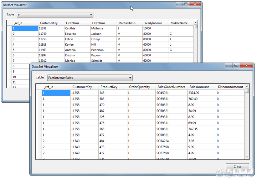 ASP.NET中实现把Json数据转换为ADO.NET DataSet对象2