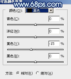 Photoshop将秋季人物图片打造唯美的暗调青蓝色7