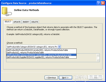 ASP.NET 2.0中的数据操作之七：使用DropDownList过滤的主/从报表7