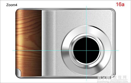 Photoshop CS3 绘制木质逼真的数码相机28