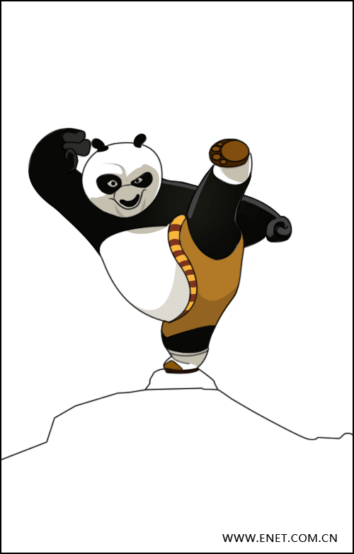 Photoshop模仿功夫熊猫的海报10