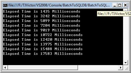 SQLServer 批量插入数据的两种方法2