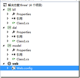 ASP.NET创建三层架构图解详细教程10