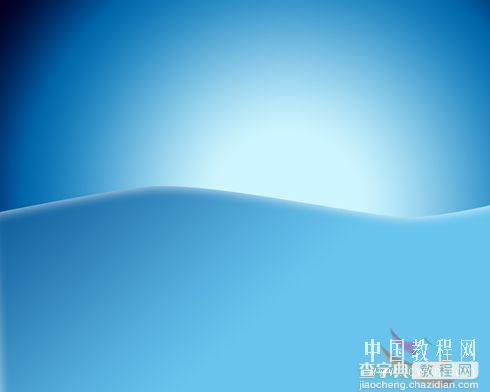 Photoshop 蓝色梦幻的雪景壁纸11