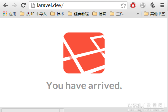 laravel 4安装及入门图文教程3