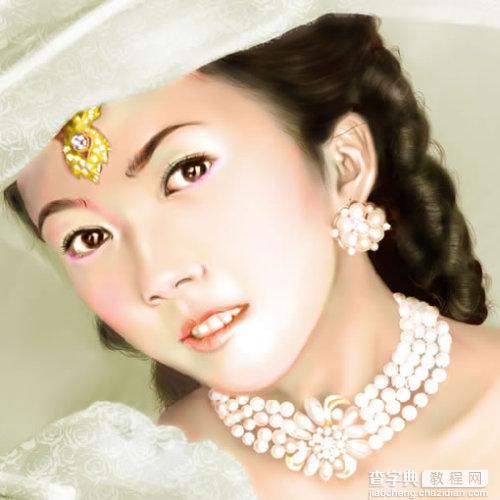 Photoshop Painter手绘贵妇插画20