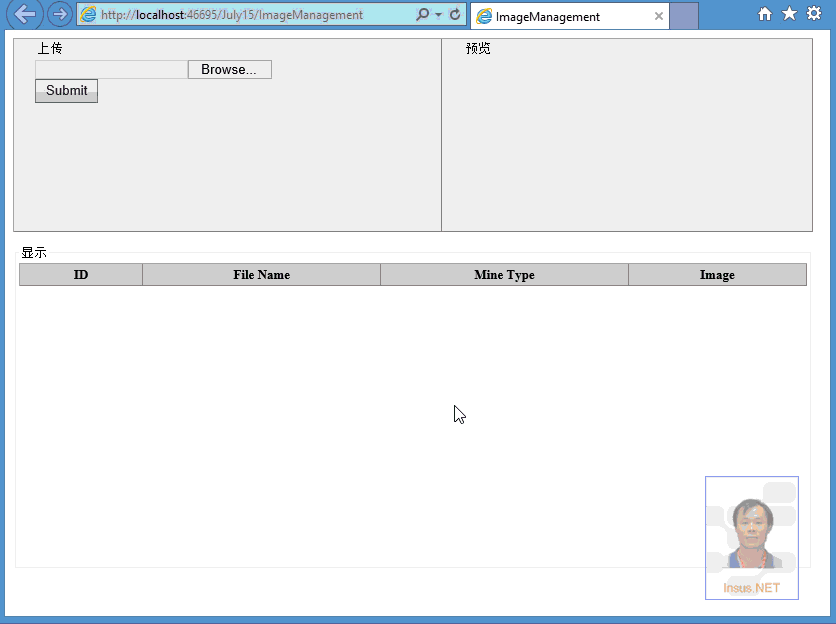ASP.NET MVC实现图片上传、图片预览显示1