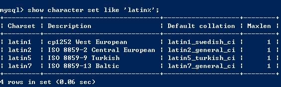 深入Mysql字符集设置 图文版4