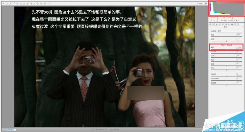 Photoshop给严重曝光不足的婚纱照片调出韩式简约效果9