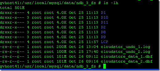 MySQL Cluster如何创建磁盘表方法解读2