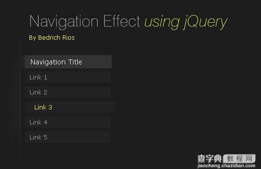 推荐40个简单的 jQuery 导航插件和教程(下篇)11