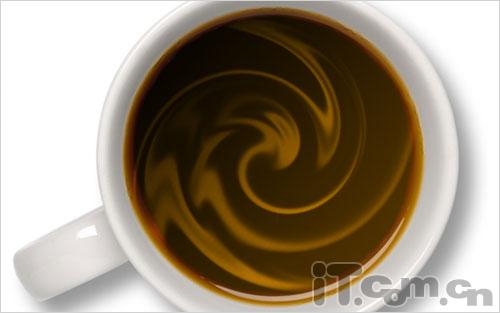 Photoshop下利用滤镜实现咖啡搅拌时的漩涡效果18