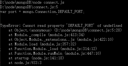 NodeJS连接MongoDB数据库时报错的快速解决方法1