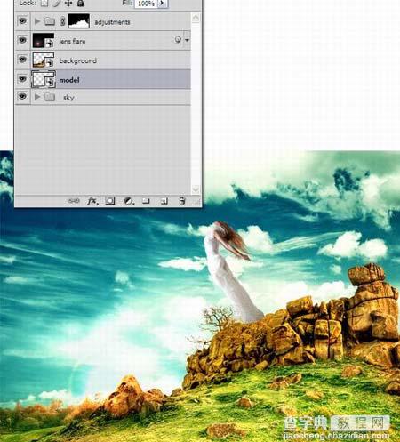 photoshop 超强合成梦幻岛的仙女32