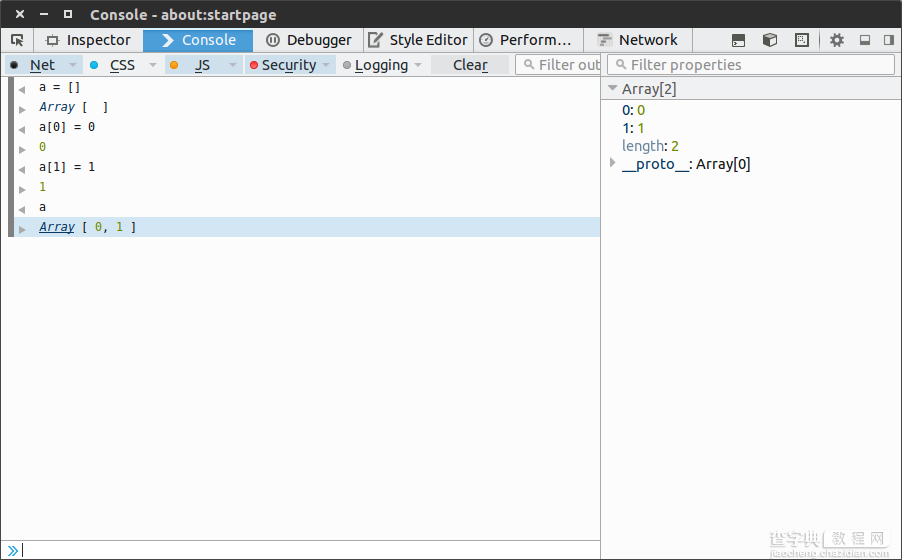 浅谈Javascript数组索引1