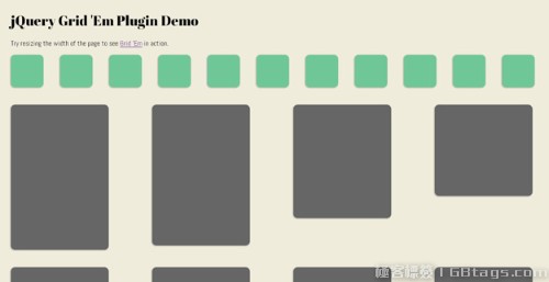 推荐25个超炫的jQuery网格插件23