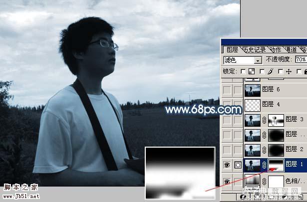 Photoshop 逆光人物照片简单调色6