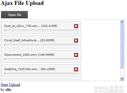 ajax 文件上传应用简单实现2