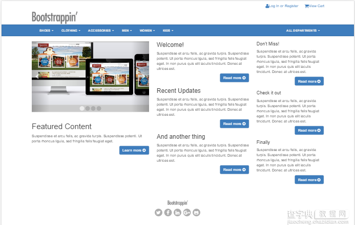 Bootstrap企业网站实战项目428