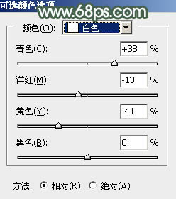 Photoshop为水景人物图片打造出古典中性暗绿色效果6