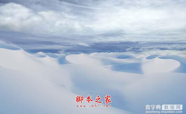 photoshop合成制作漂亮的雪景卡通乐园23