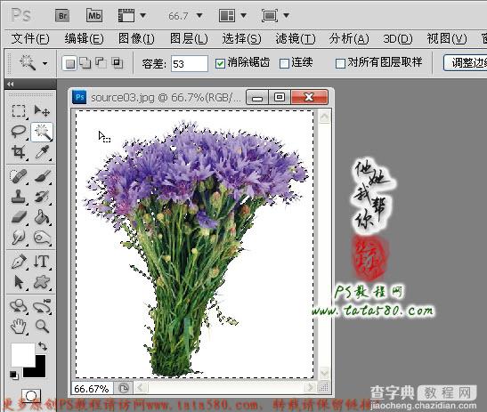 Photoshop合成制作手捧花朵求爱的可爱松鼠教程13