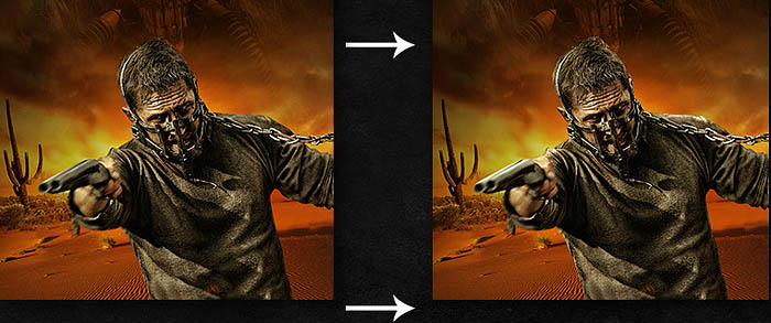 Photoshop制作激烈的枪战片科幻电影海报26