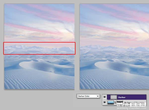 photoshop将荒漠场景打造出迪士尼风格的雪景图41