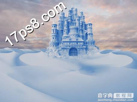 用PS合成童话世界里冰雪城堡场景11