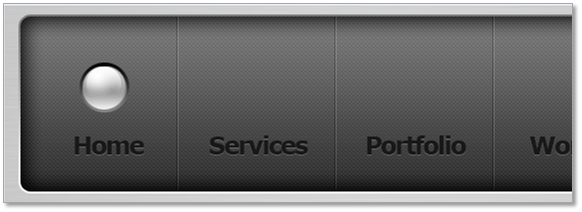 Photoshop 绘制碳纤维风格的网页导航按钮24