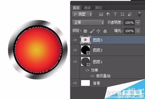 用Photoshop制作一个圆形的音乐图标按钮11