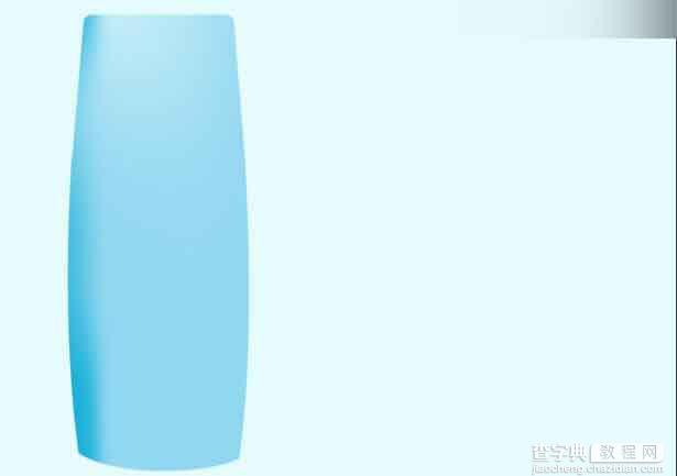 Photoshop绘制清新风格的蓝色化妆品包装瓶4