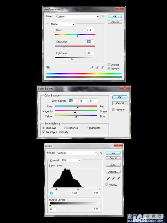 Photoshop合成制作正在弹着火吉他的鬼魂海报特效2