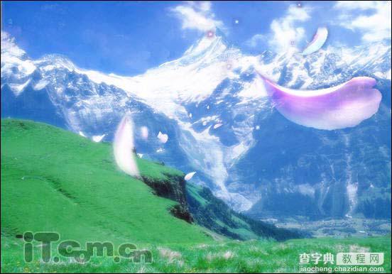 photoshop 合成梦幻的雪山一角17