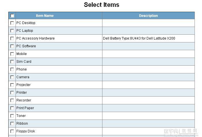 jQuery 全选效果实现代码1