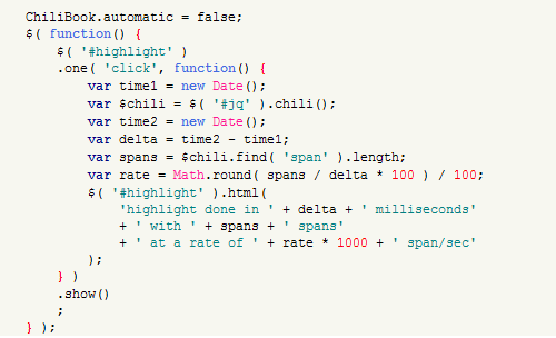 果断收藏9个Javascript代码高亮脚本4