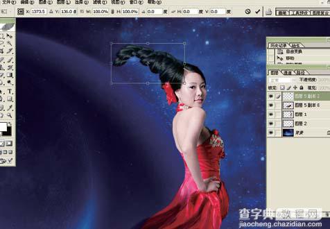 photoshop 合成精彩绝伦的模特艺术效果13