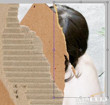 Photoshop合成撕裂的照片效果教程23