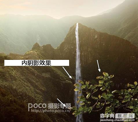 PS合成霞光中的山峰场景35