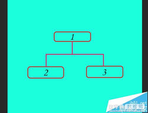 PS怎么制作简单的带箭头的框架图流程图?9