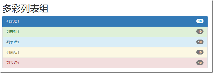 深入浅析Bootstrap列表组组件7